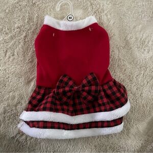 Red Plaid Dog Dress